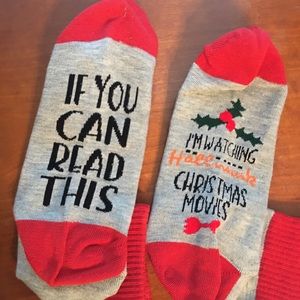NEW (I'm Watching) Hallmark Christmas Movies Socks
